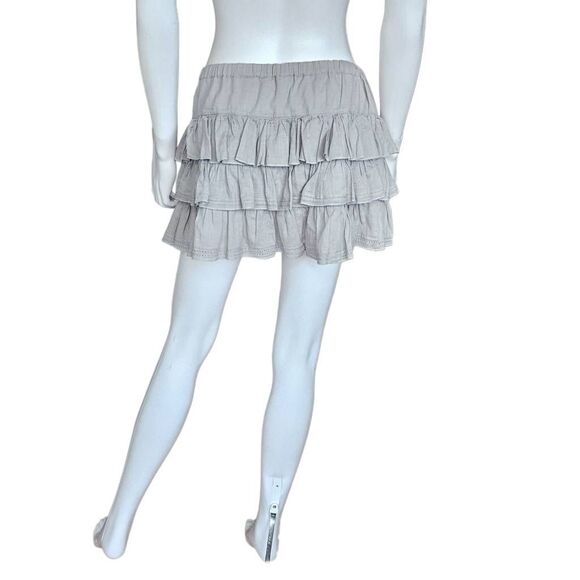 vintage hollister low-rise ruffle mini skirt - Picture 6 of 7